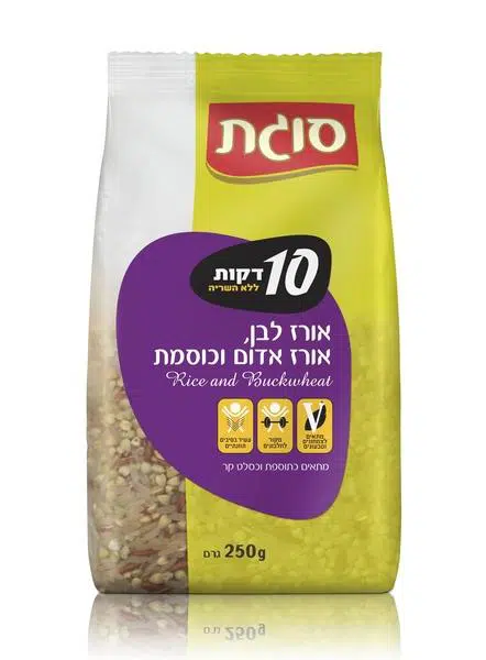 אורז לבן, אורז אדום וכוסמת