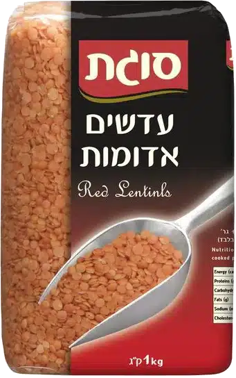 עדשים כתומות של סוגת