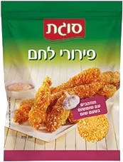 פירורי לחם מוזהבים עם שומשום בטעם שום