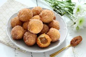 סופגניות קטנות מהירות הכנה במילוי ריבת חלב