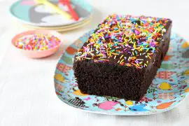 עוגת שוקולד טעימה ליום הולדת
