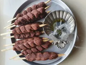 קבב עדשים ירוקות וכתומות של נוף
